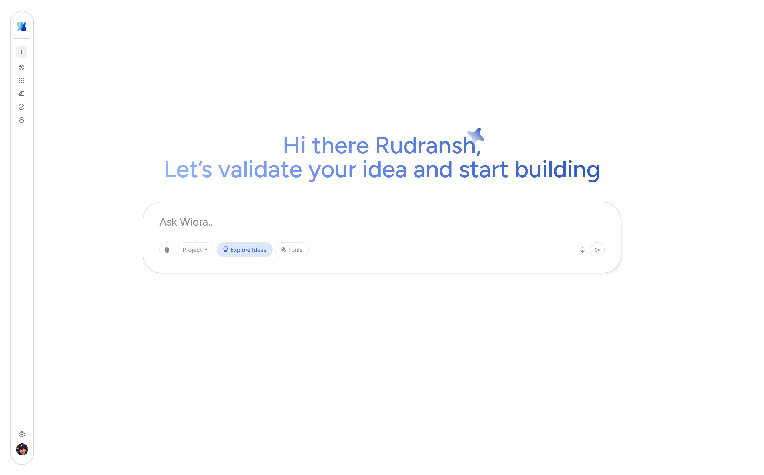 OpennMind workspace with Wiora and project tools
